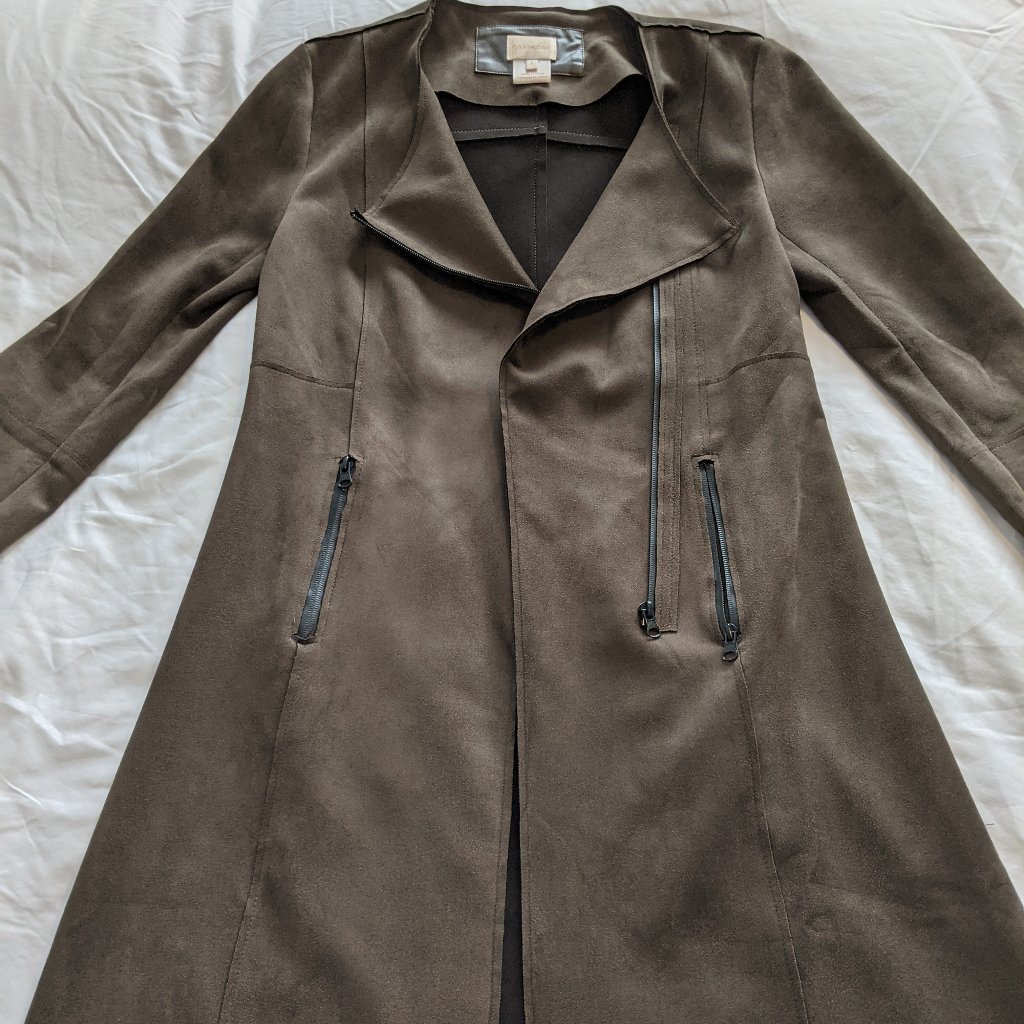 Foxiedox Cutting Edge Olive Green Suede Jacket